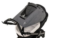 ALTABEBE Slnečná clona na kočík Deluxe 7014 - 7014-30 tmavo šedá
