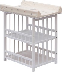 SCARLETT Prebaľovací pult Jáš Biely - Slon - Béžový