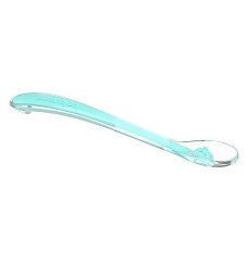 BABYONO Silikónová lyžica Smile - mentolová.
