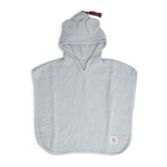 FUNNABABY Mušelínové pončo - Dove Grey