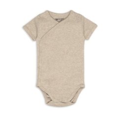 LODGER Body s krátkym rukávom Melange Beige - vel. 68
