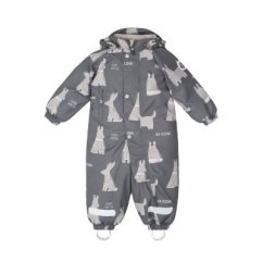 LEOKID Zimná kombinéza Old Friends Gray - vel. 9 - 12 mesiacov (vel. 74).