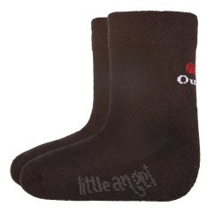 LITTLE ANGEL Ponožky froté Outlast® - čierna - Veľkosť: 25-29 | 17-19 cm