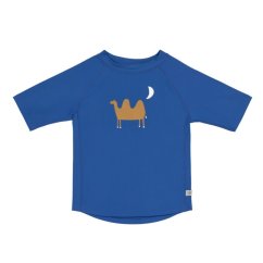 Lässig SPLASH tričko s krátkym rukávom UV - camel blue 19-24 mes.