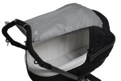 ALTABEBE Slnečná clona na kočík klasik 7010 - 7010-10 svetlo šedá