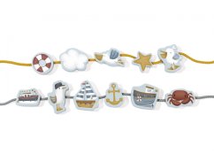 LITTLE DUTCH Navlékacie korále - Námornícky záliv.