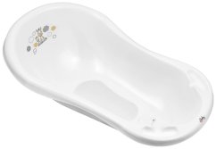 MALTEX Vanička so zátkou a protiskluzovou podložkou Zebra 84 cm - White