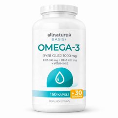 ALLNATURE Basis + Omega 3 150+30 cps. ZDARMA - 150+30 cps. ZDARMA