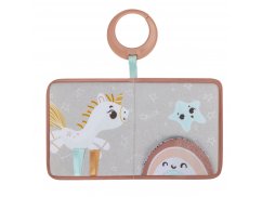 TINY LOVE Závesná textilná knižka Unicorn Wonderlands - Závesná textilná knižka Unicorn Wonderlands