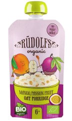 Rudolfs BIO kapsička Mango, celozrnná ovesná kaše 110 g Rudolfs BIO kapsička Mango, celozrnná ovsená kaša 110 g