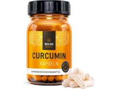 WOLDOHEALTH Kurkumin s piperinom - 120 kapsúl