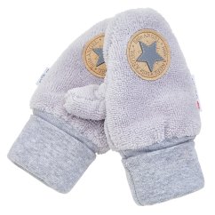 LITTLE ANGEL Rukavice s palcem MAZLÍK BAMBUS Outlast® - sv. šedá, Veľkosť: 3.