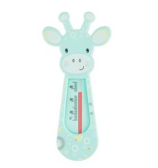 BABYONO Teplomer do vody Žirafa - Zelená /tyrkysová