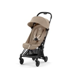 CYBEX Platinum COYA Matt Black Golfový kočárek - Cozy Beige-béžová