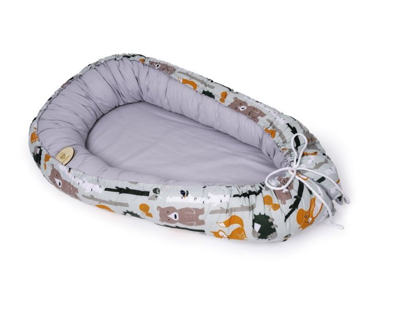 Oboustanné hnízdečko Maceshka Basic tlač - zvieratká les.