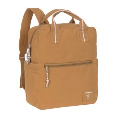 Lässig Green Label Little One & Me Square Backpack Big Gots-Přebalovací batoh na kočárek - caramel