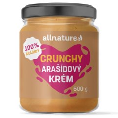 ALLNATURE Arašidový krém Crunchy 500 g - 500 g