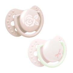 LOVI Mini dudlík BABY SHOWER 0-2m 2ks - dievča