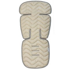 PINKIE podložka do kočárku Bio Wave - Cream