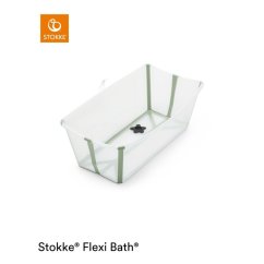 STOKKE® Flexi Bath® skladacia detská vanička - Transparent Green