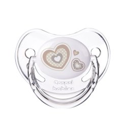 CANPOL BABIES Dudlík 18m+ silikonový anatomický NEWBORN BABY - béžová CANPOL BABIES Cumlík 18m+ silikónový anatomický NEWBORN BABY - béžová
