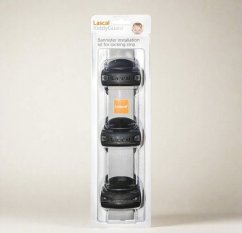 LASCAL KiddyGuard® Sada úchytov k zábradliu - záchytná lišta k Avant / Accent - Čierna