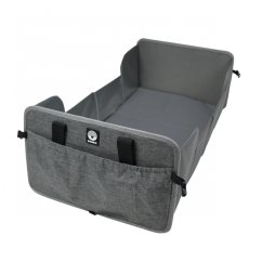 DOOKY Cestovná postieľka TRAVELLER - Grey Melange