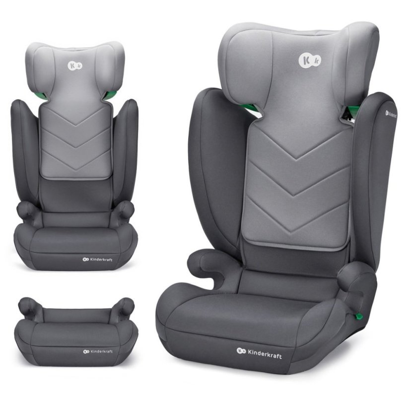 KINDERKRAFT Autosedačka i-Spark i-Size 100-150 cm - Šedá
