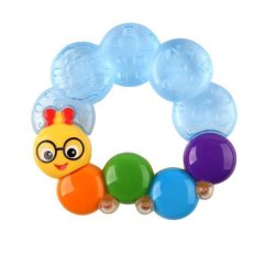 BABY EINSTEIN Kousátko plnené vodou Teether-pillar™ 3m+ - Kousátko plnené vodou Teether-pillar™ modrá