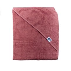 XKKO BIO bavlnená froté osuška s kapucňou Organic 90x90 - Mesa Rose.