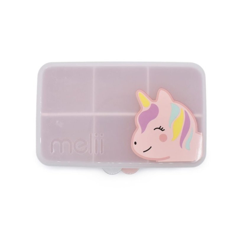 MELII Snackle Box krabička na desiatu mini - Jednorožec