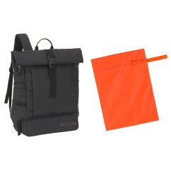 PALOPA Rolltop Backpack Yoska - black