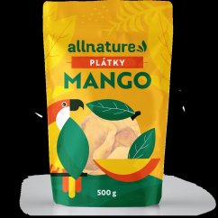 ALLNATURE sušené Mango plátky - plátky 500 g