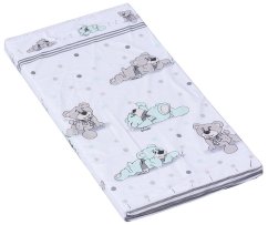 Molitanová matrace do postýlky Scarlett  120 x 60 x 6 cm - Tyrkysová, 120 x 60 x 6 cm.