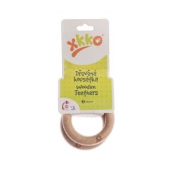 KIKKO Drevené hryzátko krúžky - Krúžky