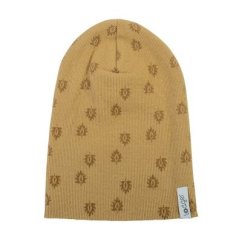 LODGER Beanie Print Rib - Honey 0 - 6 mesiacov