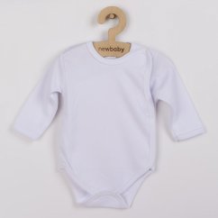 Detské body celorozepínacie New Baby Classic biele vel. 62