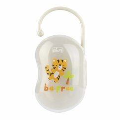 CHICCO Pouzdro na dudlík dvojitý Easy Box neutrál - tiger - neutrál - tiger