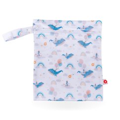 KIKKO Nepremokavý pytlík - Sky Whale Vel. S.