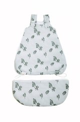 EMITEX Rastiaci spací pytel mušelín - Grey Blooms