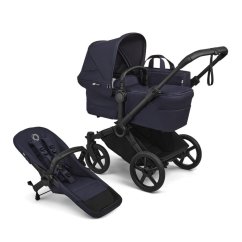 BUGABOO Donkey 6 súrozenecký/dvojčatový kočík - BLACK/DEEP INDIGO