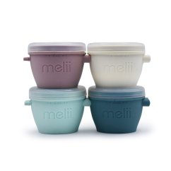 MELII Kelímky na potraviny Snap&Go - 118 ml - 4ks - Luxe pastelové