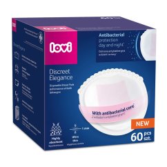 LOVI Vložky do podprsenky antibakteriálne Discreet Elegance biele - 60ks biele