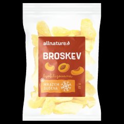 ALLNATURE Sušené broskve mrazem plátky 15 g - Sušené broskve mrazem plátky 15 g