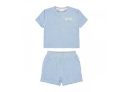 LITTLE DUTCH Tričko a kraťasy Ocean World Blue -  vel. 98/104