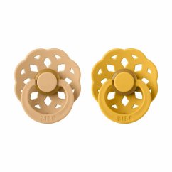 Bibs Boheme Cumlíky z prírodného kaučuku vel.1 - Púštne piesky / Medová včela