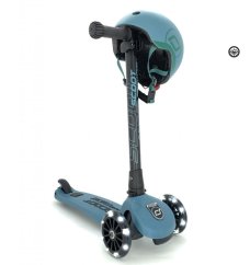 SCOOT & RIDE Kolobežka HIGHWAYKICK 3 LED (3-6 rokov) - oceľová modrá