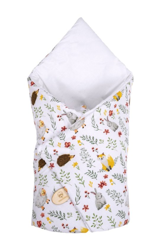 Zavinovačka Maceshka basic tisk - Zvieratká s kvietkami.