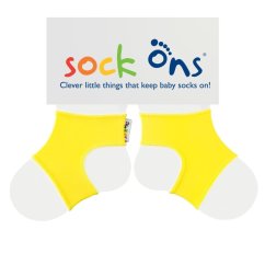 KIKKO Sock Ons Držák ponožek Classic - Citrón 6-12m.