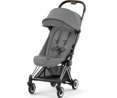 CYBEX COYA Chrome Dark Brown Golfový kočárek - Mirage Grey